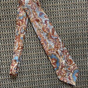 2/$25⚡️Architect Brown Floral 100% Silk Necktie 👔
